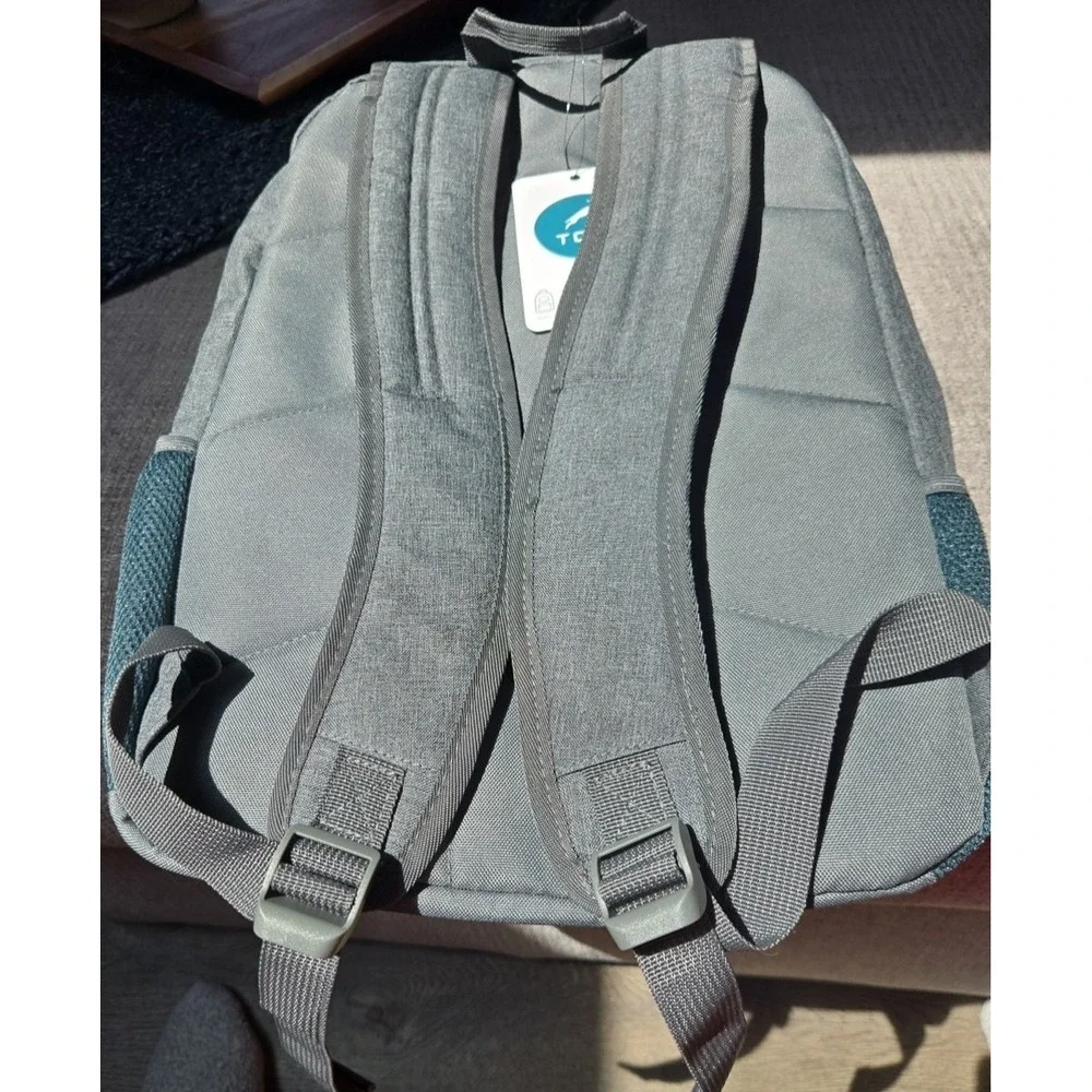 Topi Gray Laptop Backpack  With Side Pockets‎